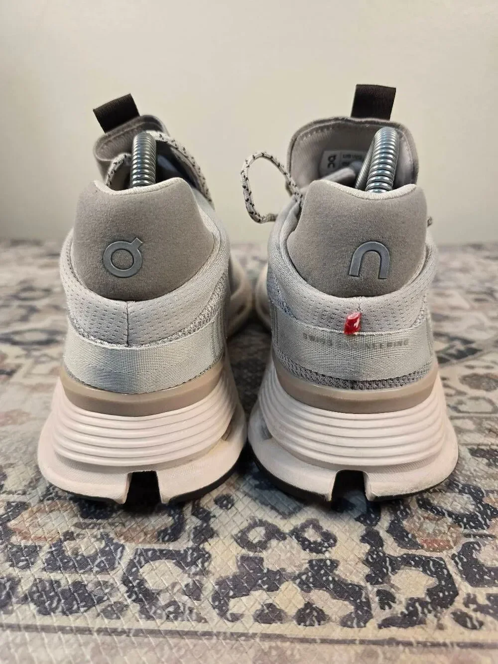 On Cloudnova Pearl White Women's Running Shoes Size 9